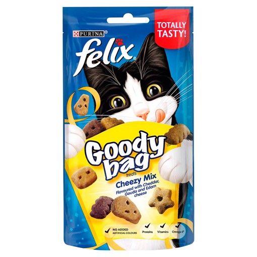Picture of Felix Goody Bag Treats Cheezy 60g