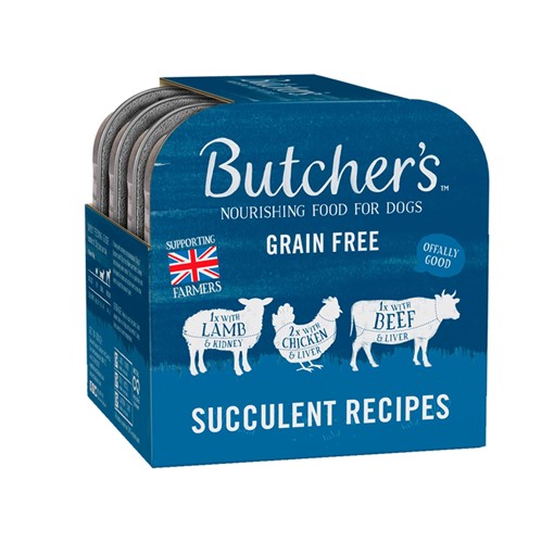 Picture of Butcher's Succulent Recipes Wet Dog Food Trays 4 x 150g