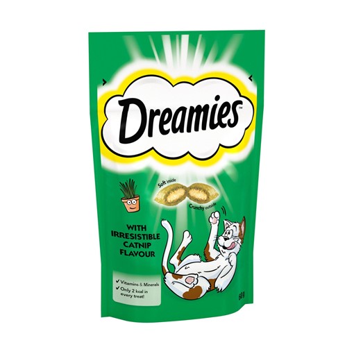 Picture of Dreamies Cat Treat Biscuits with Catnip 60g