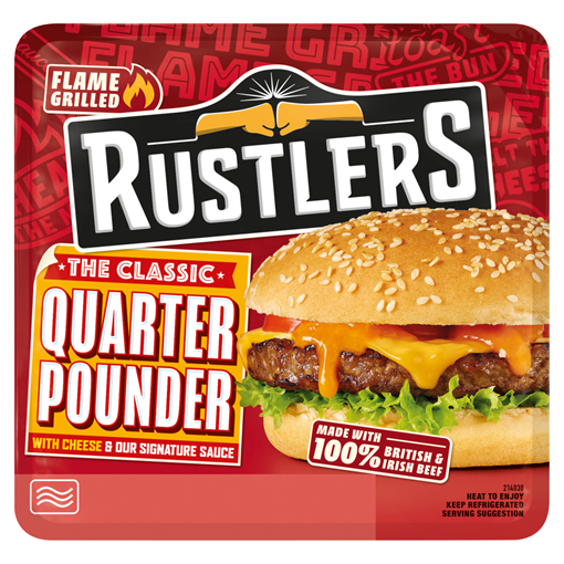 Picture of Rustlers The Classic Quarter Pounder 190g