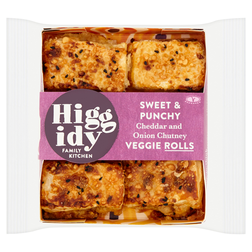 Picture of Higgidy Family Kitchen Cheddar and Onion Chutney Veggie Rolls 160g