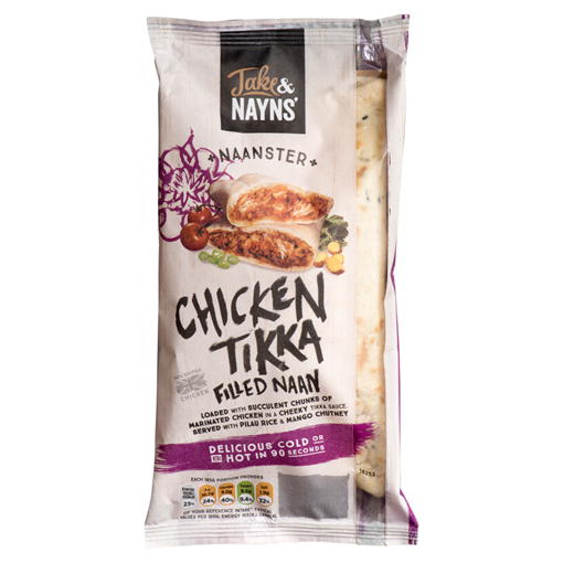 Picture of Jake & Nayns' Naanster Chicken Tikka Filled Naan 185g