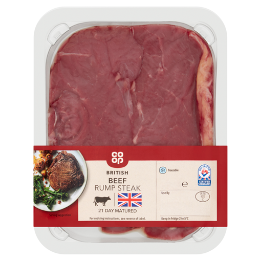 Picture of Co-op British Beef Rump Steak 227g
