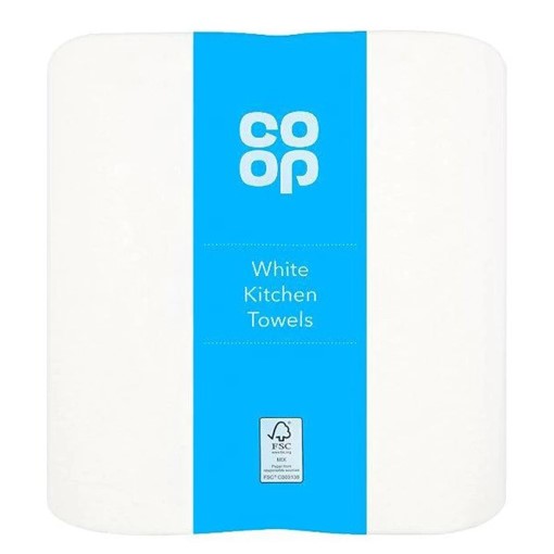 Picture of Co-op White Kitchen Towel 2PACK