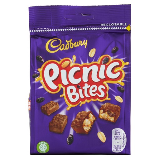 Picture of Cadbury Picnic Bites Chocolate Bag 110g