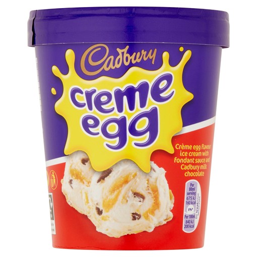 Picture of Cadbury Creme Egg Ice Cream Tub 480ml