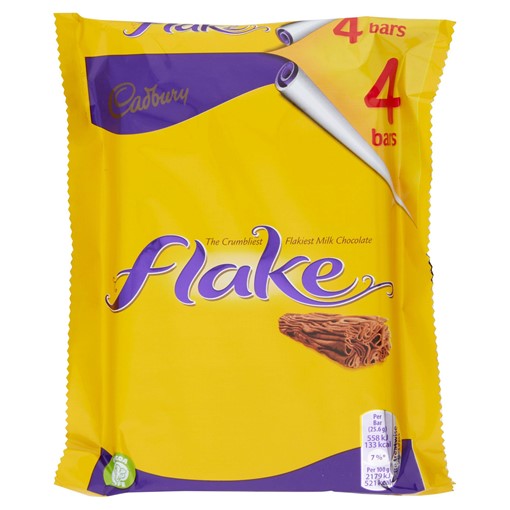 Picture of Cadbury Flake Chocolate Bar 4 Pack 102g