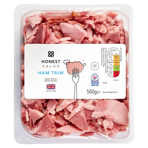 Picture of Co-op Honest Value Ham Trim 500g
