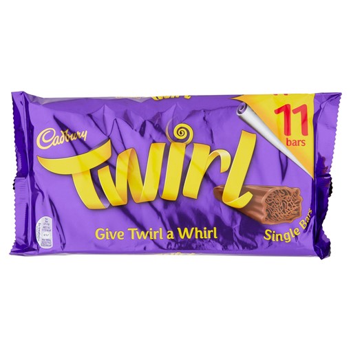 Picture of Cadbury Twirl Chocolate Bar 11 Pack 236.5g