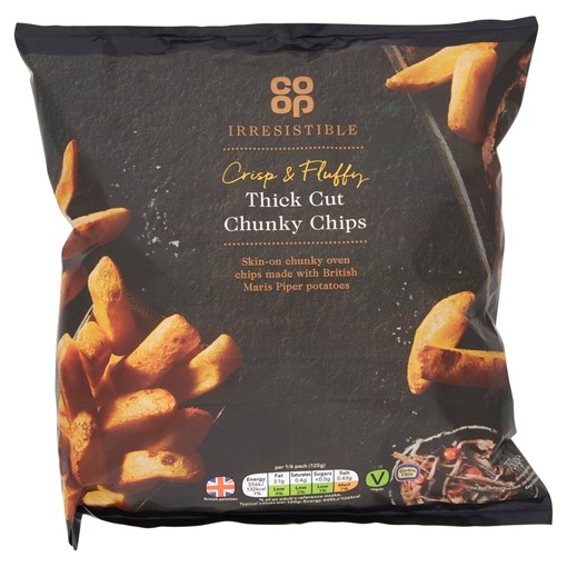 Picture of Co-op Irresistible Thick Cut Chunky Chips 750g