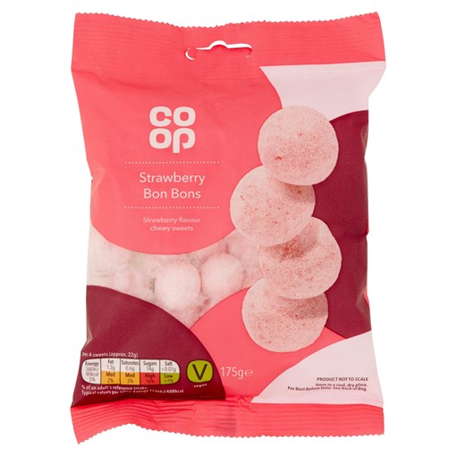 Picture of Co-op Strawberry Bon Bons 175g
