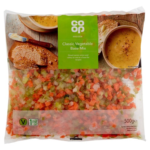 Picture of Co-op Frozen Classic Vegetable Base Mix 500g