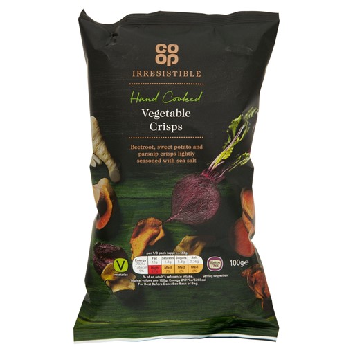Picture of Co Op Irresistible Mixed Root Vegetable Crisps 100g