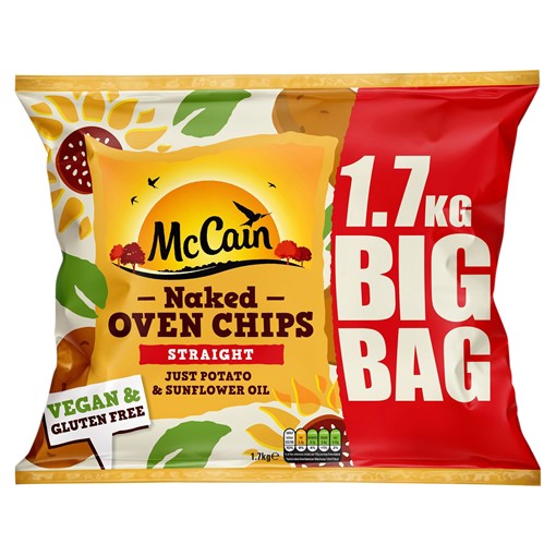 Picture of McCain Naked Oven Chips Straight 1.7kg