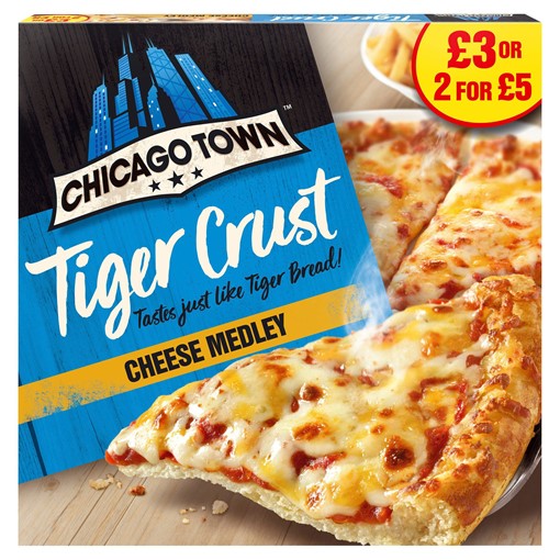 Picture of Chicago Town Tiger Crust Cheese Medley Pizza 305g