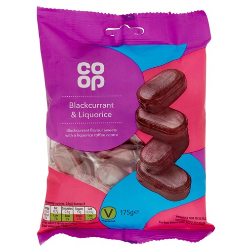Picture of Co-op Blackcurrant & Liquorice 175g
