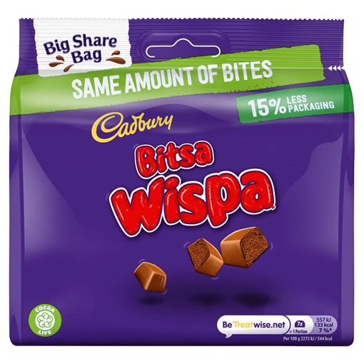 Picture of Cadbury Bitsa Wispa Share Bag 222G