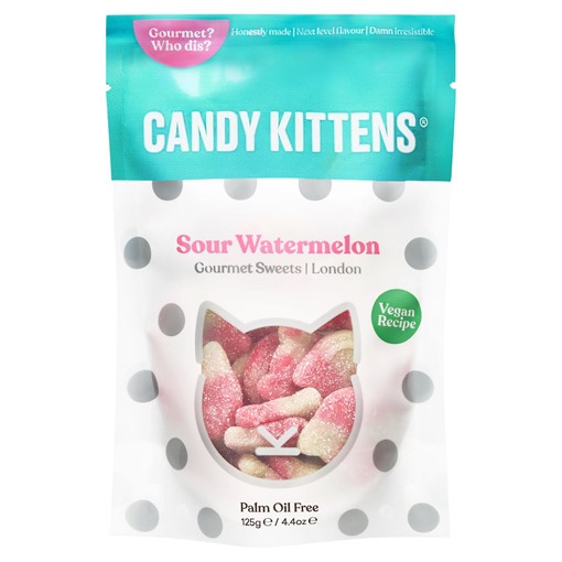 Picture of Candy Kittens Sour Watermelon Gourmet Sweets 125g