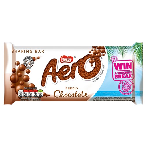 Picture of Aero Milk Chocolate Sharing Bar 90g