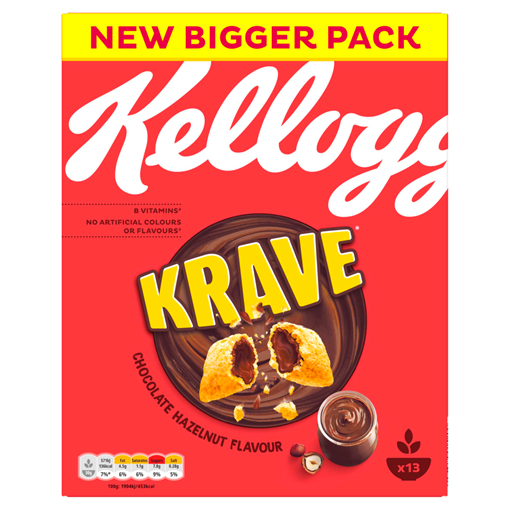 Picture of Kelloggs Krave Choc Nut 410G