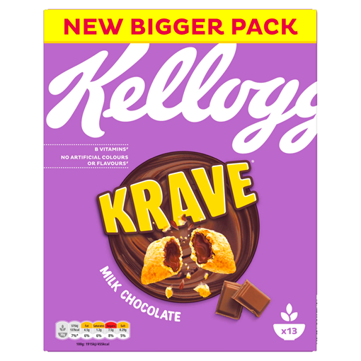 Picture of Kelloggs Krave Milk Choc 410G