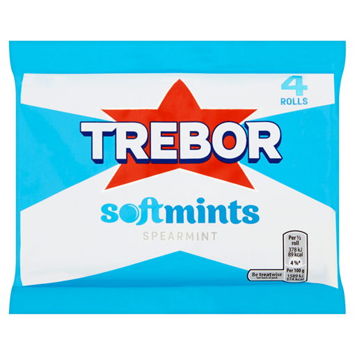 Picture of Trebor Softmints Spearmint Mints 4 Pack 179.6g