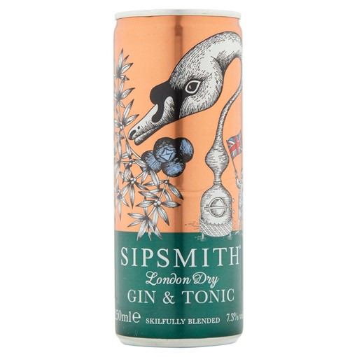 Picture of Sipsmith Gin and Tonic 250ml