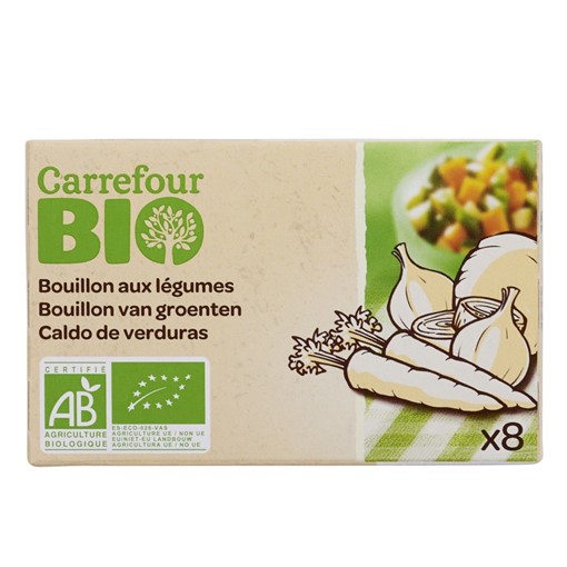 Picture of Carrefour Organic Vegetable  Bouillon  8x10g