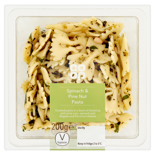 Picture of Co-op Spinach & Pine Nut Pasta 200g