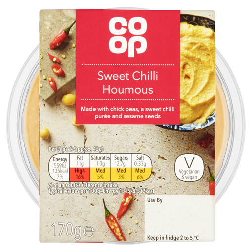 Picture of Co Op Sweet Chilli Houmous 170g