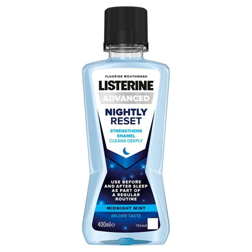 Picture of Listerine Advanced Nightly Reset Mouthwash 400ml