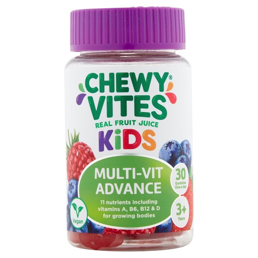Picture of Chewy Vites Real Fruit Juice Kids Multi-Vit Advance 3+ Years 30 Gummies One A Day
