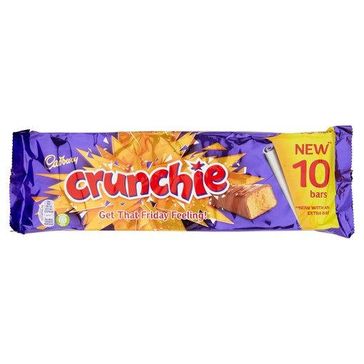 Picture of Cadbury Crunchie Chocolate Bar 10 Pack 261g