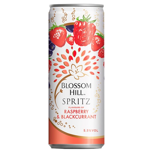 Picture of Blossom Hill Spritz Flavours of Raspberry & Blackcurrant 250ml