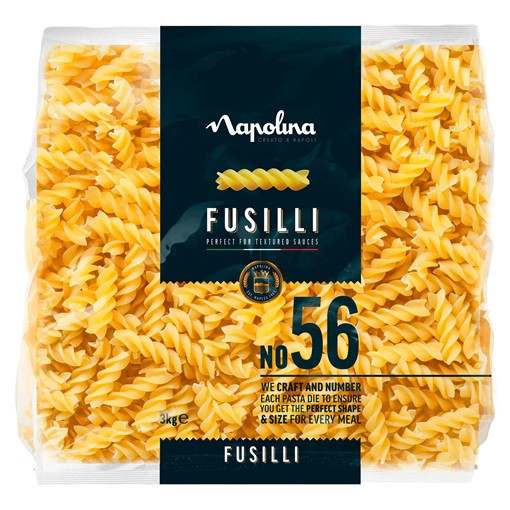 Picture of Napolina Fusilli No. 56 Pasta 3kg