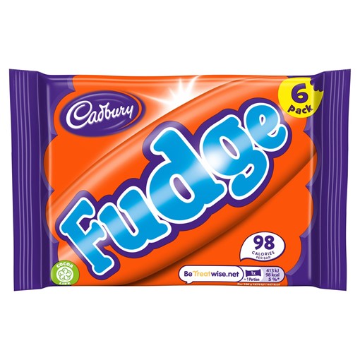Picture of Cadbury Fudge Bar 6 Pack 132g