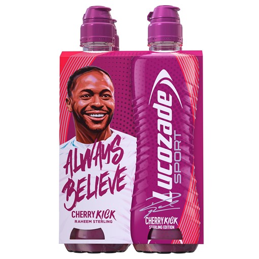 Picture of Lucozade Sport Drink Cherry Kick 4 x 500ml