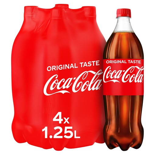 Picture of Coca-Cola Original Taste 4 x 1.25L