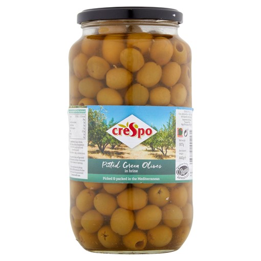 Picture of Crespo Pitted Green Olives in Brine 907g