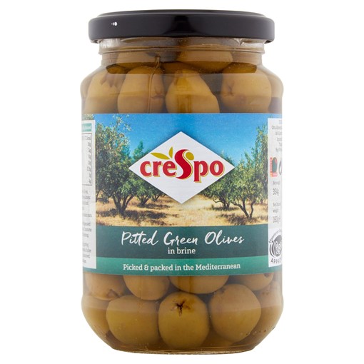 Picture of Crespo Pitted Green Olives in Brine 354g