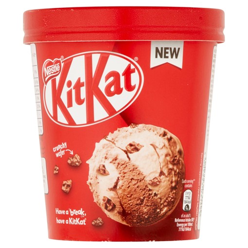 Picture of KitKat Wafer and Chocolate Flavour Ice Cream 480ml