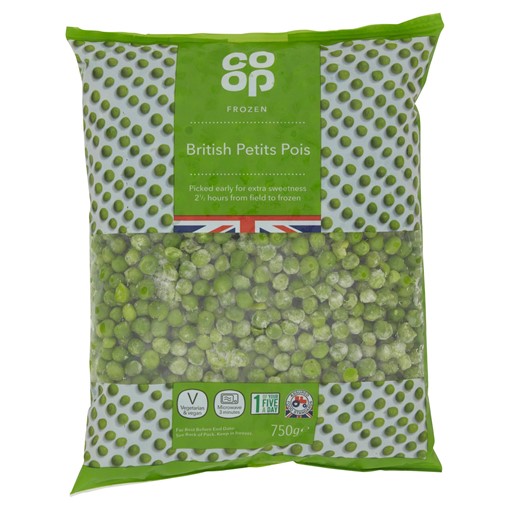 Picture of Co-op Frozen British Petits Pois 750g