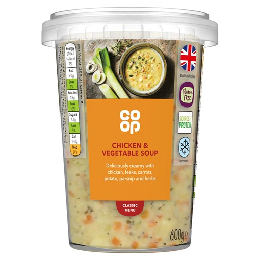 Picture of Co-op Chicken & Vegetable Soup 600g