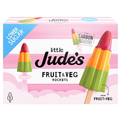 Picture of Little Jude's Fruit & Veg Rockets 6 x 55ml (330ml)
