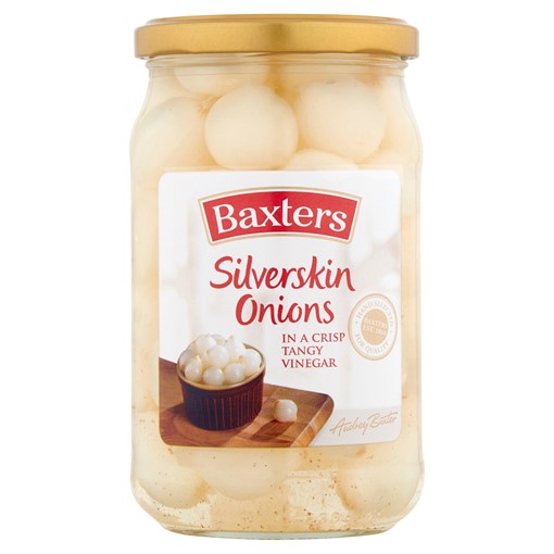 Picture of Baxters Silverskin Onions in a Crisp Tangy Vinegar 440g