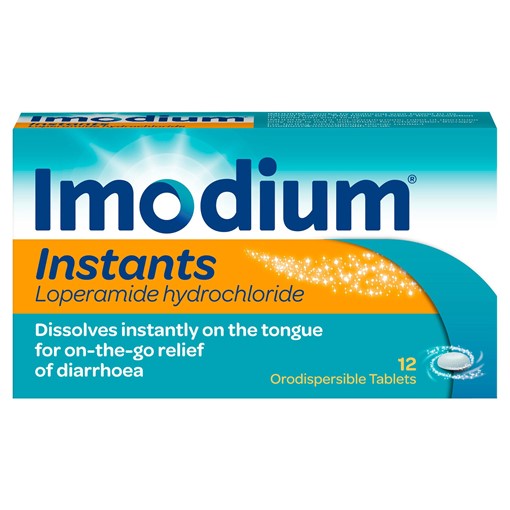 Picture of Imodium Instants for on the go Diarrhoea Relief 12 Tablets