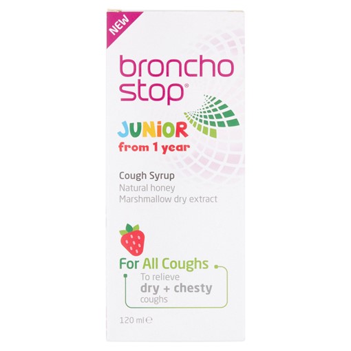 Picture of Bronchostop Cough Syrup Junior from 1 Year 120ml