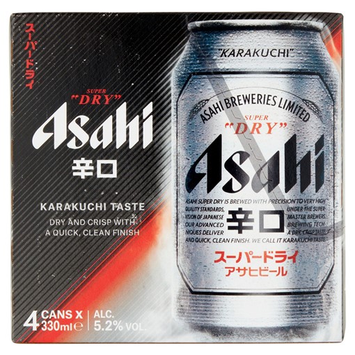 Picture of Asahi Super Dry 4 x 330ml