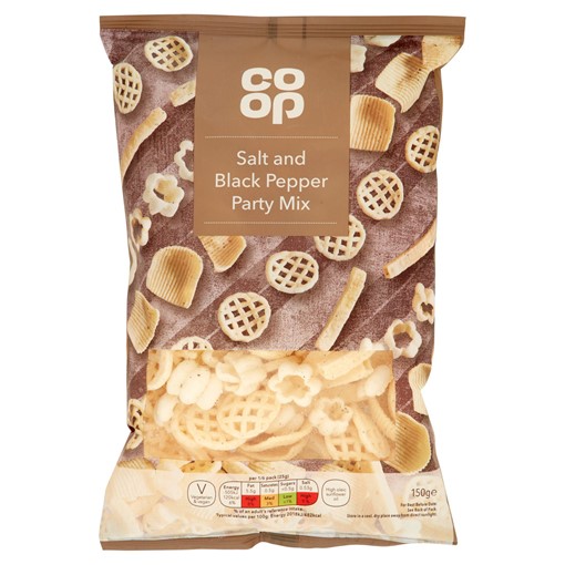 Picture of Co-op Salt and Black Pepper Party Mix 150g