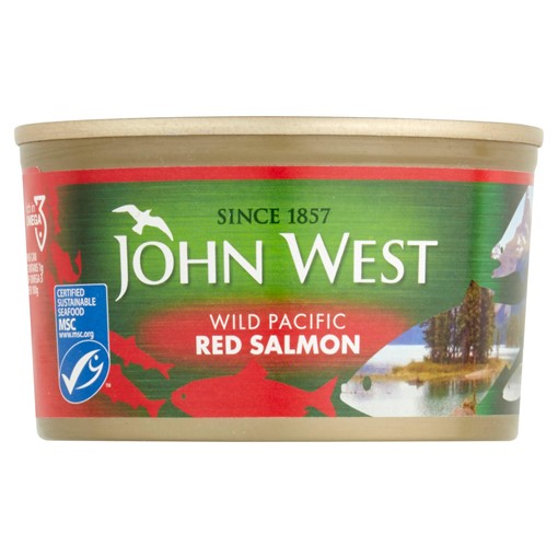 Picture of John West Wild Pacific Red Salmon 213g